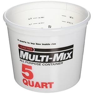 LEAKTITE 10M3-50 5-Quart Mixing Container