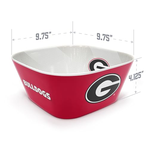 Image of YouTheFan NCAA Georgia Bulldogs Large Party Bowl