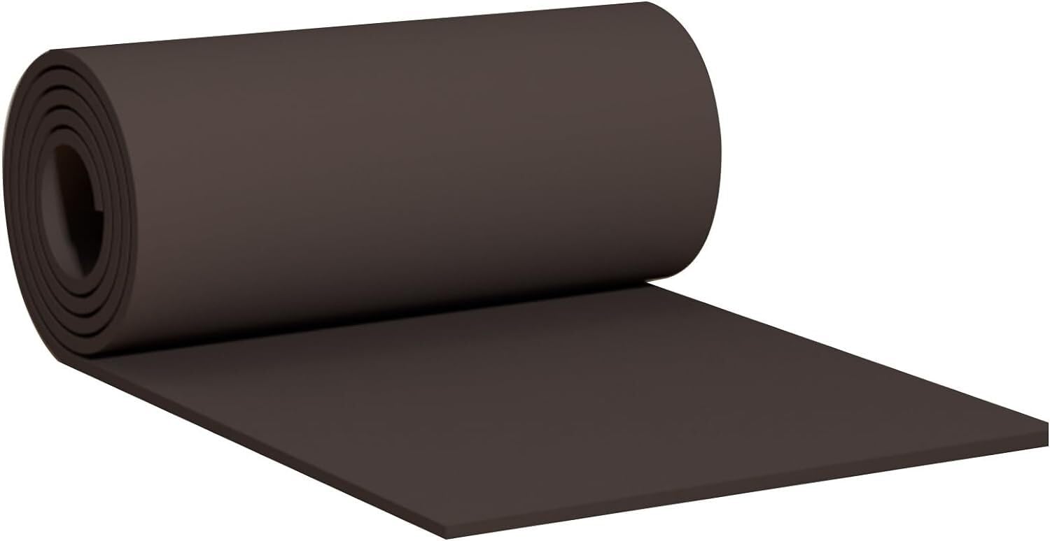 Protecteur en mousse de caoutchouc marron 100x100 pour mur garage