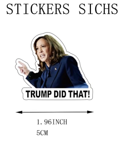 Image of 200PCS Truomp I Did that Stickers Anti MAGA Stickers 2'' Funny Decal Anti Truomp Stickers UWHENBO Waterproof, Residue Leaves, Funny Decal Anti MAGA Merchandise