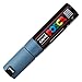 Produktbild uni-ball POSCA (182635) Marker mit breiter Keilspitze, schiefergrau