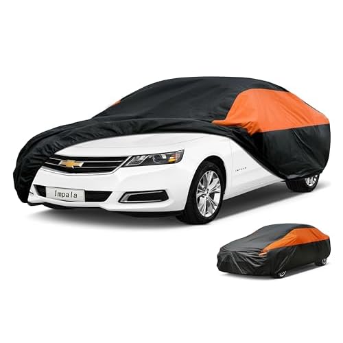 Chevrolet Car Cover Custom Fit Chevrolet Chevy Impala Waterproof All Weather for Automobiles, Lightweight Full Exterior Cover Outdoor Sun UV Rain Dust Snow Wind Protection. 03 Chevrolet 03 C