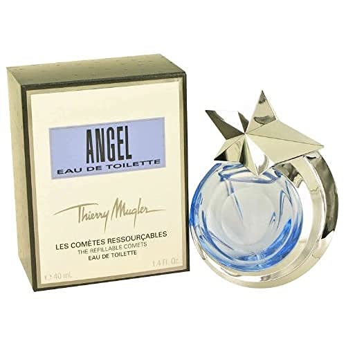Thierry Mugler Eau de Toilette Spray Refillable for Women, Angel Comet, 1.4 Ounce
