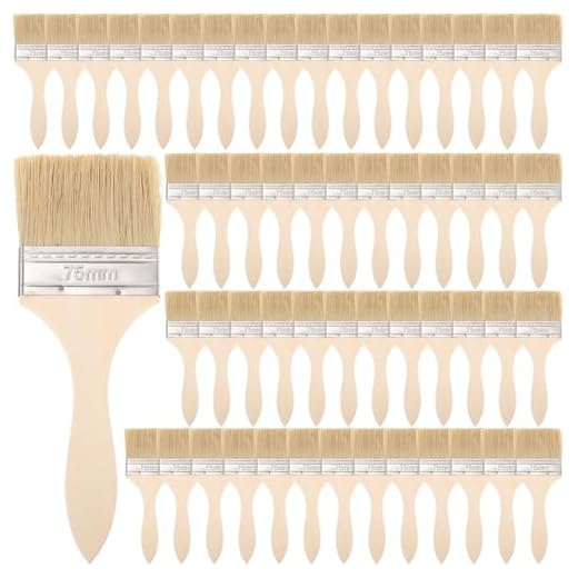 Set of 120 Bulk Chip Paint Brushes
