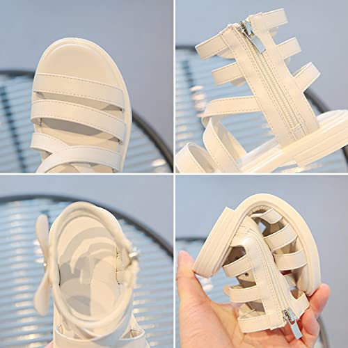 Girls' Sandals Summer Fashion Children's Roman Shoes Korean Edition Soft Sole Fashionable Girl Sandals Size 13t4