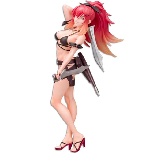 YLEAFUN Slena Lisandra Figurine Dessin animé Fille Slena Lisandra Modèle PVC 23 cm Maillot de bain Statue Décoration de chambre à coucher Ornements de bureau