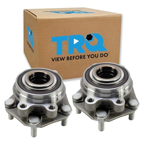 Image of TRQ Front Left and Right Wheel Bearing and Hub Assembly Set 2 Piece