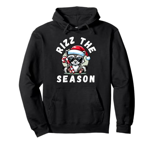 Rizz The Season, Funny Christmas Rizz, Merry Rizzmas Rizzler Felpa con Cappuccio