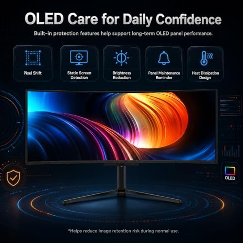 Deluxe ultrawide OLED monitor product image