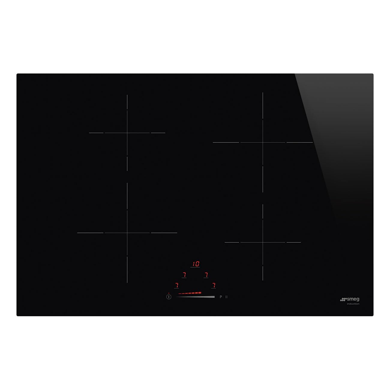 SMEG SI4742D, Piano cottura a induzione UNIVERSALE, Black glass