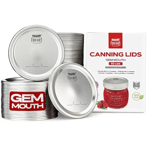 ForJars Gem Lids for Canning Jars Cover
