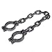 BinaryABC Plastic Wrist Shackles Prison Handcuffs Chain Links,Halloween Costume Party Trick Props