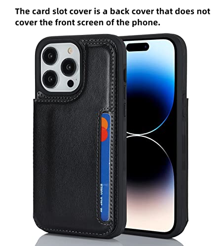 Étui portefeuille iPhone 14 Pro noir protégeant contre piratage RFID - 3