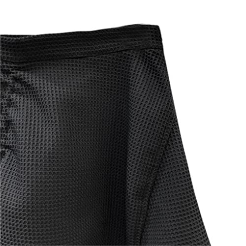 Jupe asymétrique plissée noire pour élancer et affiner la taille