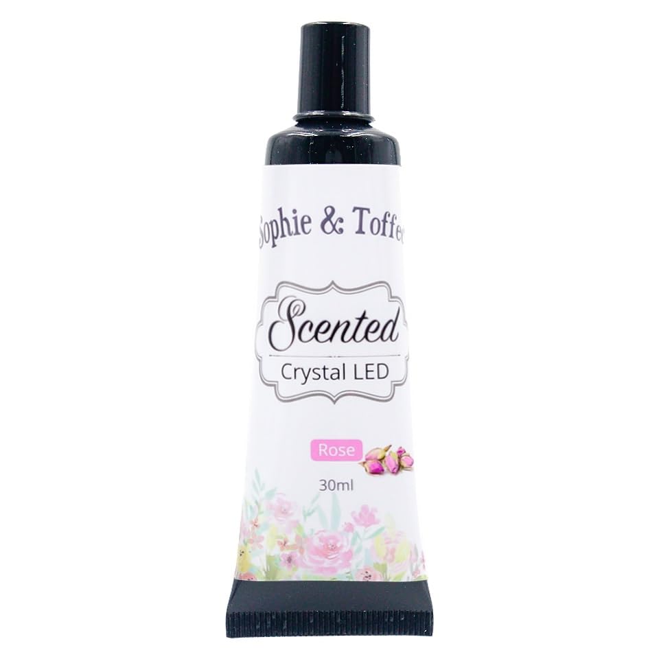 SOPHIE & TOFFEE Rose Scented Crystal LED Resin (30ml)