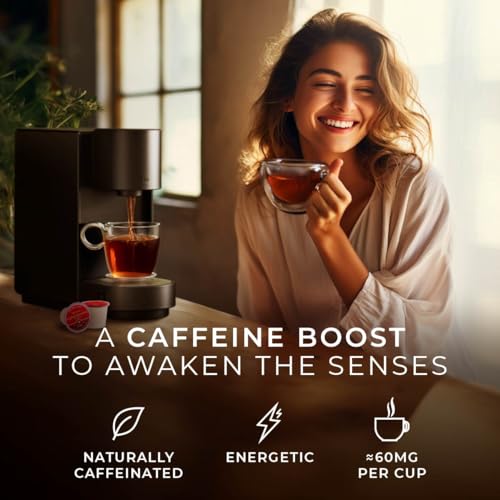 Image of English Breakfast Tea Pod (16 Count) - 100% Natural Caffeinated Black Tea