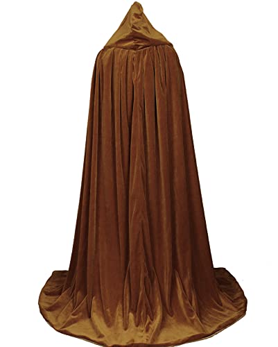 Image of Velvet Renaissance Medieval Cloak Cape Lined with Satin