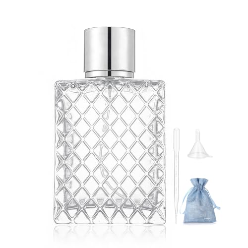JJKMALL 100ML 3.4oz Glass Spray Bottle Clear 1-Pack
