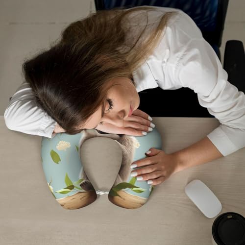 Almohada de espuma viscoelástica para cuello tamaño único miniatura 6