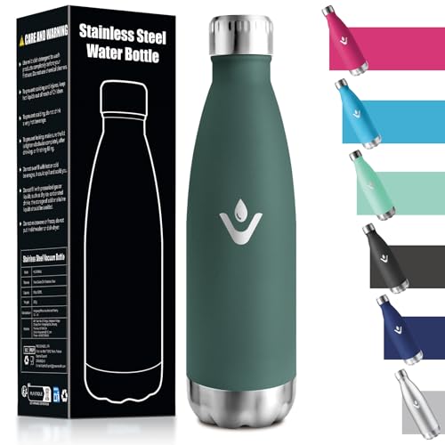 HoneyHolly Botella Termica 750ML, Sin BPA, Cantimplora, Acero Inoxidable 18/8, Botella Agua Termica, A Prueba de Fugas Reutilizable, Termo para Camping, Gimnasio, Deportes, Escuela