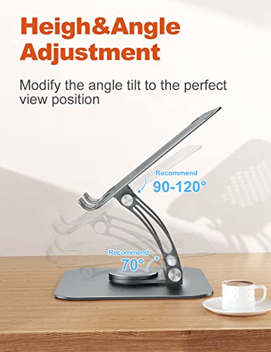 Tounee-Swivel-Laptop-Stand-for-Desk-Adjustable-Computer-Stand-Laptop-Holder-with-360-Rotating-Base-Ergonomic-Laptop-Riser-Compatible-with-MacBook-Air-Pro-All-Laptop-10-16-Gray
