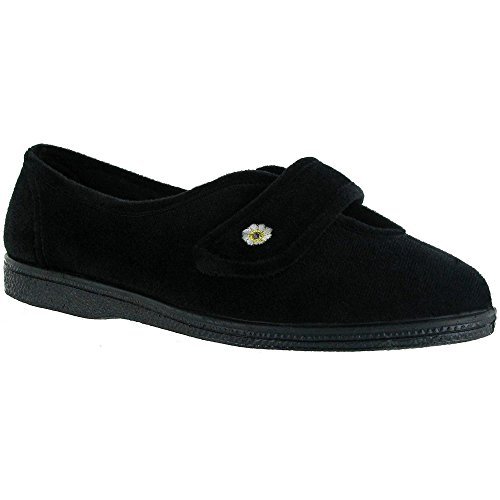 Pantoufles à fermeture Velcro pour femme Mirak Andrea pour pieds sensibles et larges