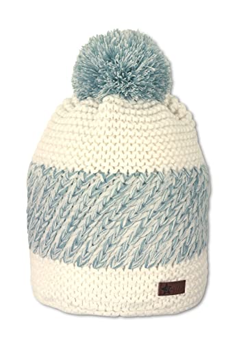 Bonnet Sterntaler Mustermix écru pour protéger les enfants lors des sorties hivernales