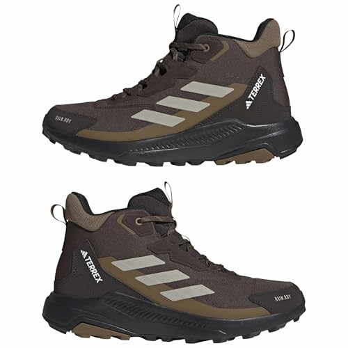adidas Herren Terrex Anylander Mid Rain.Rdy Hiking Shoes, Dark Brown/Light Brown/Aurora Coffee, 43 1/3 EU – Ansicht 6