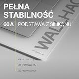 Wallhack SP-004A Szklana Podkładka Gamingowa – 4. Gen Mikro-rytowana powierzchnia, Duża do Esportu, Ultra-szybki ślizg z kontrolą, Szkło hartowane, Wytrzymała, 390×450 mm | Biały