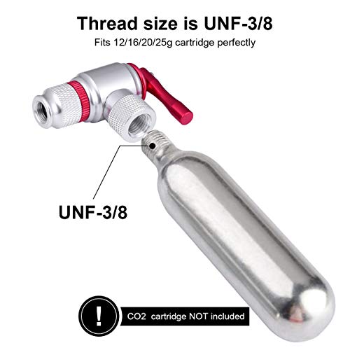 CO2 Bike Inflator with Control Lever