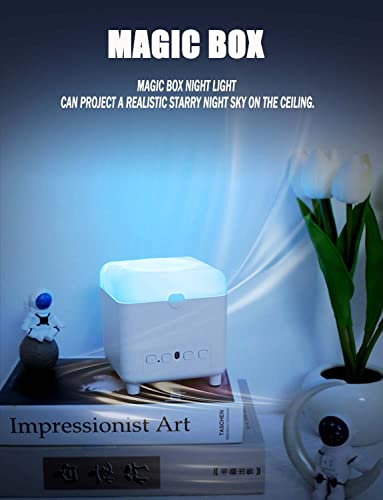 Magic Box Led Star Projector With Phone App And Remote Control - Bluetooth Speaker Bedroom Kids Night Light For Bedroom, Star Night Light Projector Suitable For Babies, Teens And Adults #TOP2