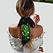 ROSIHODE St Patrick's Day Shamrock Head Scarf Green Clover Scarf Hair Neck Scarves for Women Irish Holiday Headscarf Fashion
