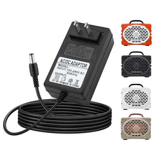 15V 3A Speaker Charger for Turtlebox Gen 2 & Gen 3: Loud! Outdoor Portable Bluetooth 5.0 Speaker Power Cord Replacement.