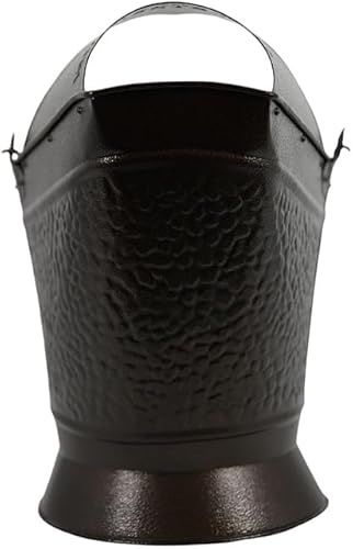 Miniatura 8 de Pellethead Coal Hod - Perfecto para cenizas de chimenea y estufa de pellets, con atractivo decorativo y fácil llenado de tolva (negro)