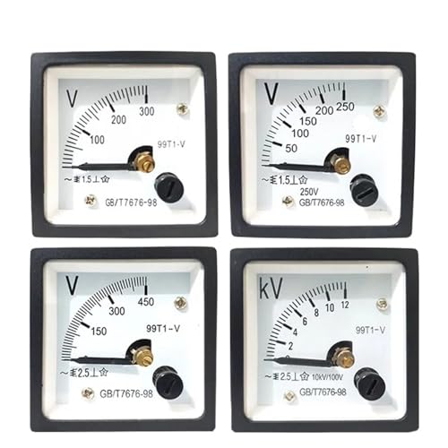 Voltmètre 99T1 AC 50V encastrable pour tableau électrique de distribution
