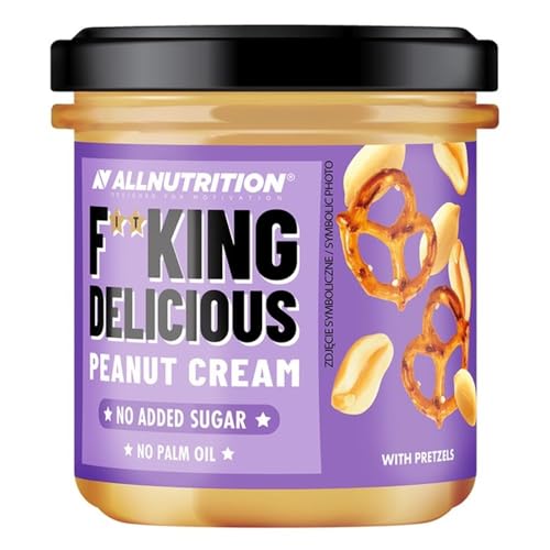 Allnutrition Fitking Delicious Peanut Cream, With Pretzels - 350G