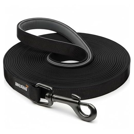 Rudelkönig Schleppleine mit Griffpolsterung - 5m / 10m / 15m / 20m - Robuste & wetterfeste Hundeleine für eine erfolgreiche Hundeerziehung 5 Rudelkönig Schleppleine mit Griffpolsterung - 5m / 10m / 15m / 20m - Robuste & wetterfeste Hundeleine für eine erfolgreiche Hundeerziehung