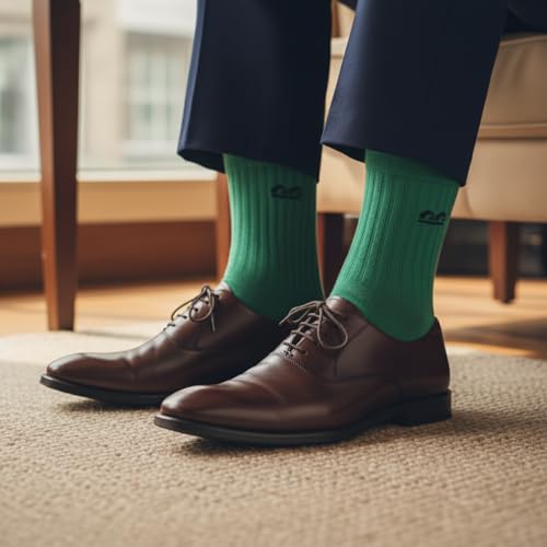 Image of The Sock Street Bamboo Crew Socks for Men Combo | Full Calf Length Premium Bamboo | Odour-Free, Breathable & Durable | Cushioned Base & Anti-bacterial | 3X Softer than Cotton Socks | Pack of 3