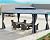 KEIKI 12 * 16FT Permanent Hardtop Gazebo with Netting and Curtains, Double Roof Waterproof Pergola Sunshade Pavilion for Outdoor Patio Lawn Backyard and Garden, Aluminum Frame Polycarbonate Canopy
