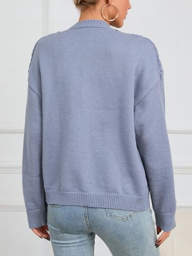 Women's V-Neck Cardigan Sweater Button Down Outerwear Coats3