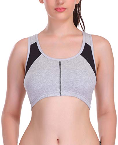 Image of Eve's Beauty Women's Cotton Padded Wire Free Sports Bra