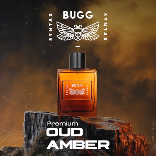 Image of BUGG Syntax Perfume for Men | 100 ml | Long Lasting EDP Perfume | Rosy,Woody Oudh & Amber Scent | Ideal Gift For Men | Fragrance Spray | Eau De Parfum