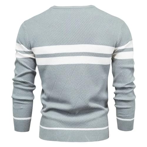 Men Autumn Winter Solid Color Turtleneck Sweater Thick Warm Fashion Slim Fit Knit Pullover Base Layer2