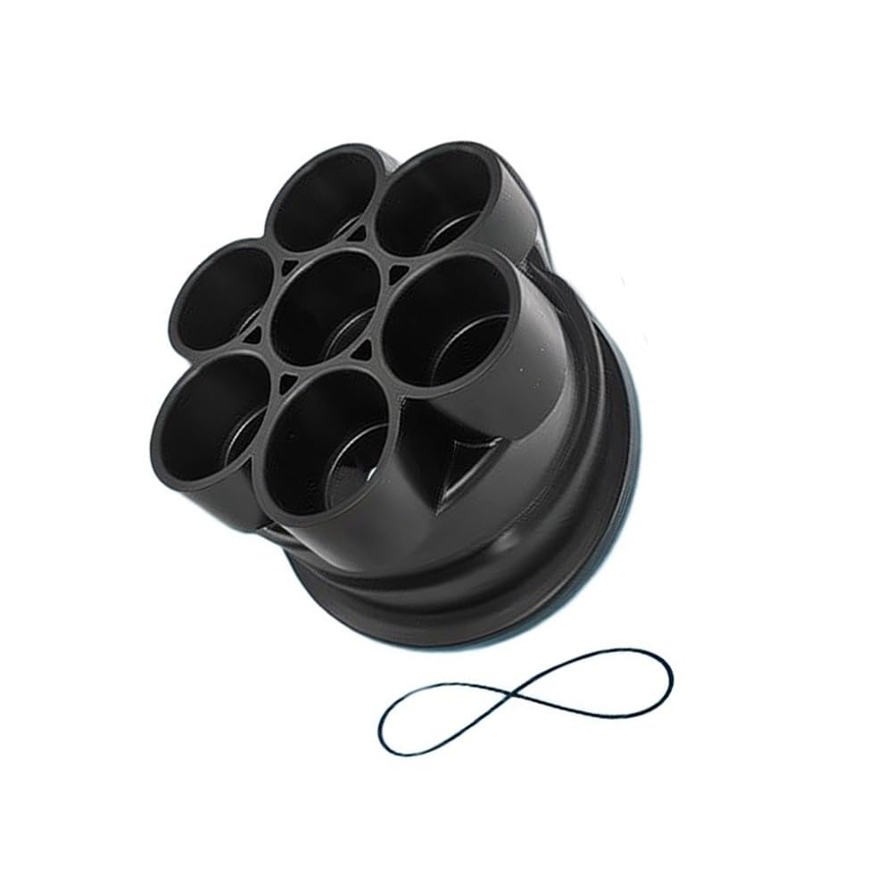 Base valvola a 6 vie da 2" compatibile con piscine Paramount, nero per parte di ricambio 005-302-4032-03, collettore di distribuzione dell'acqua facile da installare