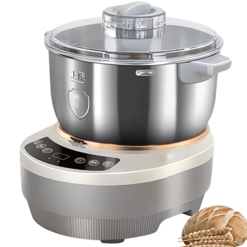 Máquina de masa de acero inoxidable con función de fermentación, mezclador de masa de panel táctil de 5L/7L