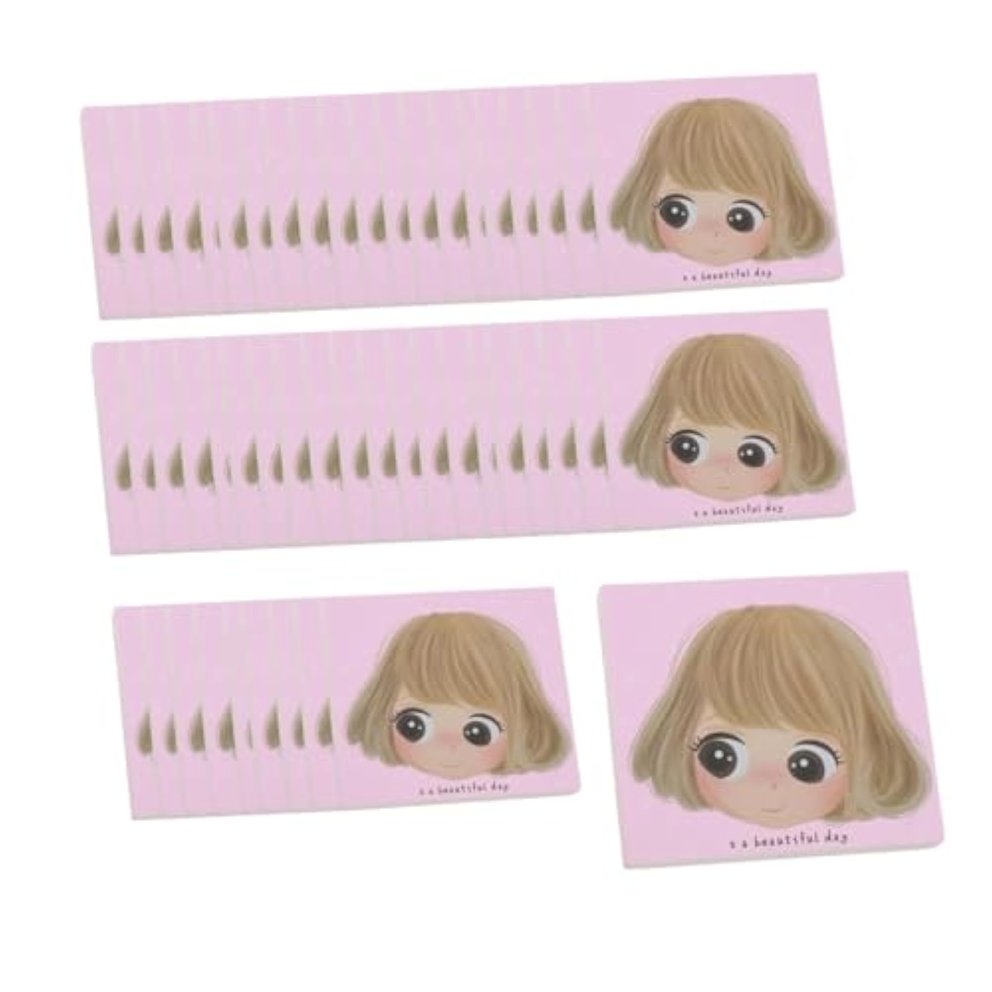 Hair Clip Display Cards, Pack of 50 Cardboard Tags