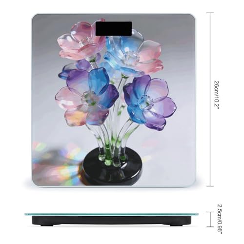 Báscula Digital de Vidrio Templado para Baño 400 Lbs miniatura 2