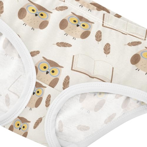 Owl Book Feather Toddler Girls's Underwear 2T 23006724