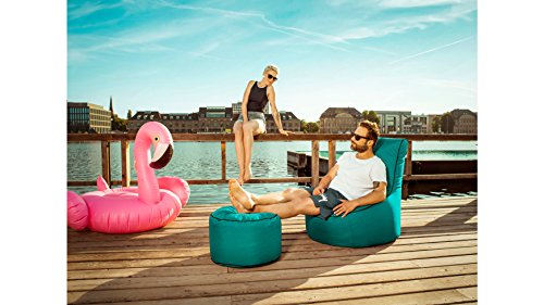 Sitzsack-Set Scuba Swing + Hocker grün (Outdoor) - 2