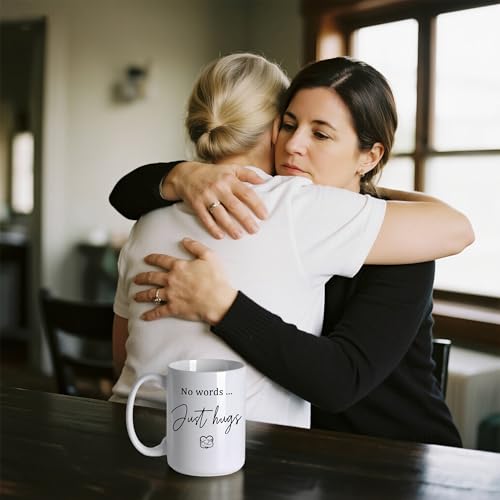 Taza de cerámica 15oz No Words Just Hugs miniatura 4